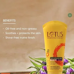 Lotus Professional Set Of 3 PHYTORx UV Screen Gel with SPF 30 - 80 g Each image 2