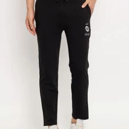 Duke Black Regular Fit Trackpants-picture-17