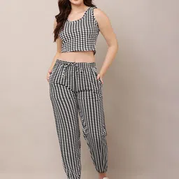 Moda Rapido Printed Round Neck Top With Trousers Co-Ords-picture-26