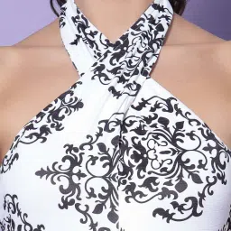 KASSUALLY White Printed Jumpsuit image 5
