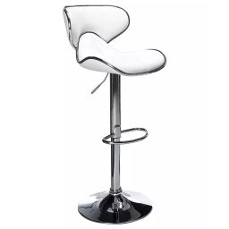 Ib basics Horse Leatherette Bar Stool/Bar Chair White-88