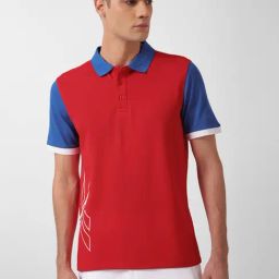 Reebok Red Regular Fit Sports Polo T-Shirt-picture-16