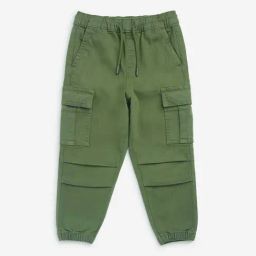 HOP Kids by Westside Olive High-Rise Cotton Joggers-image-89