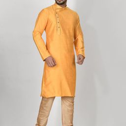 RANAK Men Regular Kurta with Pyjamas image 2