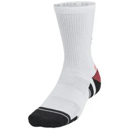 UNDER ARMOUR White Polyester Solid Socks-image-14