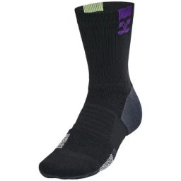 UNDER ARMOUR Black Polyester Solid Socks-image-7