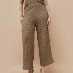 Code By Lifestyle Light Brown Regular Fit Trousers-picture-6