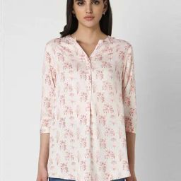 Van Heusen White Printed Tunic-image-46