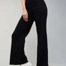 Dolce Crudo Black Relaxed Fit Jeans-image-84