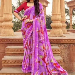 Panzora Poly Chiffon Saree-image-25