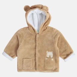 MINIKLUB Boys Brown Solid Full Sleeves Jacket-image-21