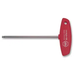 WIHA DRIVER, T HANDLE, BALL, HEXAGON, 4MM, 04111-11
