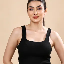 Moda Rapido Women Ribbed Cotton Tank Crop Top-picture-23