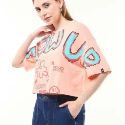 Bewakoof Orange Printed Top-picture-43