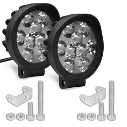 Cartronics 9 Round Cap LED Fog Light With On/Off Switch for Suzuki Gixxer SF(Set of 2 Pcs) image 3