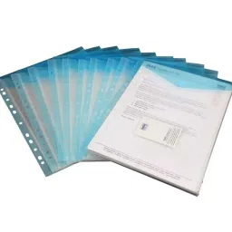 Solo CH 202 Envelope Bag with 11 Holes (Transparent Blue)-27