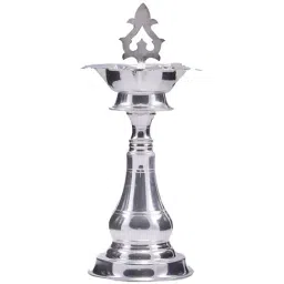Joyalukkas 92.5 Sterling Silver Diya Stand - 130.08 gm-image-60