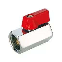 Matrix 1/4 Inch, 6 mm Brass Mini Ball Valve-24