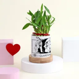 Personalized Guardians of the Galaxy Planter With Bamboo Plant-image-9