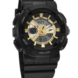 Sonata Unisex Skeleton Dial & Straps Analogue Watch 87057PP04-40