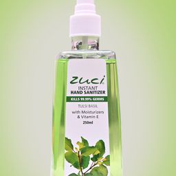 Zuci Instant Liquid Hand Sanitizer Tulsi Basil - 250 ml-picture-27
