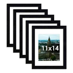 SEHAZ ARTWORKS Black 5 to 7 Pieces Plastic Wall Photo Frames-picture-36