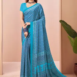 DIVASTRI Poly Crepe Saree-picture-22