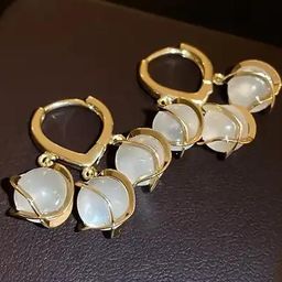 ONUYX Circular Drop Earrings-10