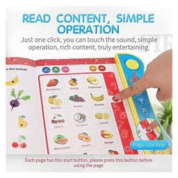 Oskart Interactive Learning Book For Kids Electronic Intelligent Book With Fun Activities Clear Voice Touch Sensors Multicolor (Includes Eraser) image 5