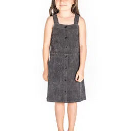 Cherry Crumble Girls Shoulder Straps Fit & Flare Dress-image-74