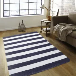 Romee Navy & White Rug - Set of 1-47