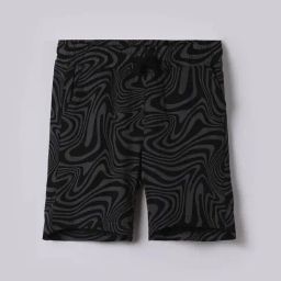 Fame Forever by Lifestyle Boys Black Cotton All Over Print Shorts-image-71