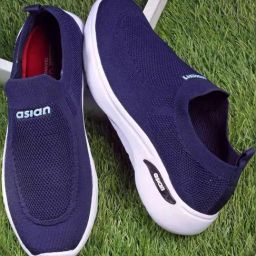 Asian Men's Navy Walking Shoes-26