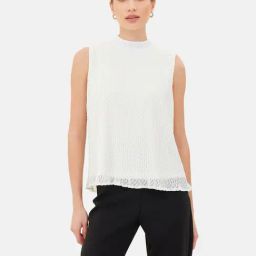 Kazo White Textured Top-picture-18
