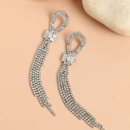 Sohi silverplated drop earrings for women-85