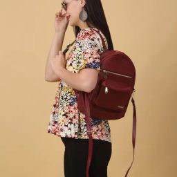 Teakwood Leathers 12L Red Medium Leather Backpack-47