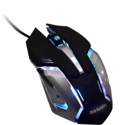 Zebion Black Ninja M Wired Optical Gaming Mouse-38
