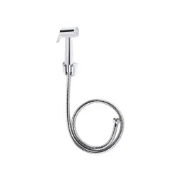 CERA ABS Plastic Chrome Finish Health Faucet with 1 m SS Braided Connection Pipe, F8030107AB-2