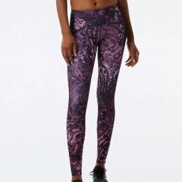 New Balance Purple Printed Sports Tights-image-35