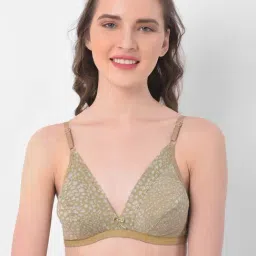 Clovia Olive Non Wired Non Padded Plunge Bra-picture-33