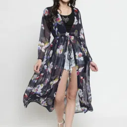 Sera Navy Floral Print Longline Shrug-picture-24