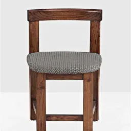 Fabindia Home Home Grey & Brown Iron Textured Elfin Dining Chair-image-64