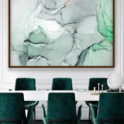 The Art House Abstract Multicolor Canvas Wall Painting-image-97