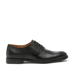 Teakwood Leathers Men's Black Oxford Shoes-image-84