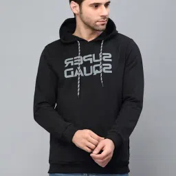 Rigo Black Full Sleeves Hooded Sweatshirt-20