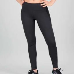 New Balance Black Striped Sports Tights-image-122