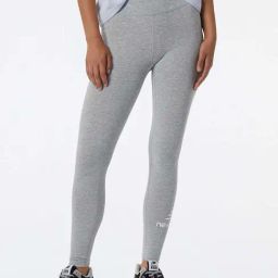New Balance Grey Printed Sports Tights-image-83