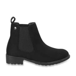 Mochi Women's Jet Black Chelsea Boots-image-94