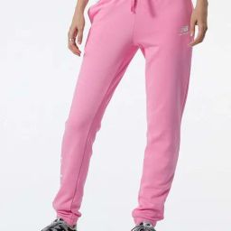 New Balance Pink Printed Sports Joggers-image-37