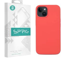 Sprig Liquid Silicone Back Cover for APPLE iPhone 14 Plus (Red)-image-73